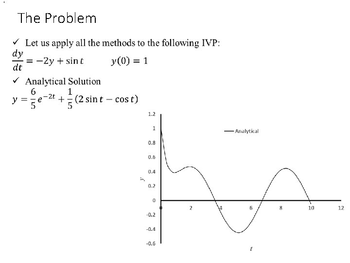 , The Problem • , The Problem •