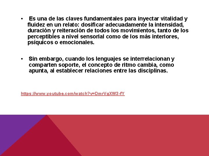 • Es una de las claves fundamentales para inyectar vitalidad y fluidez en • Es una de las claves fundamentales para inyectar vitalidad y fluidez en
