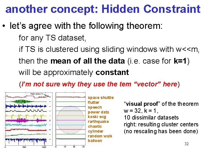 another concept: Hidden Constraint • let’s agree with the following theorem: for any TS