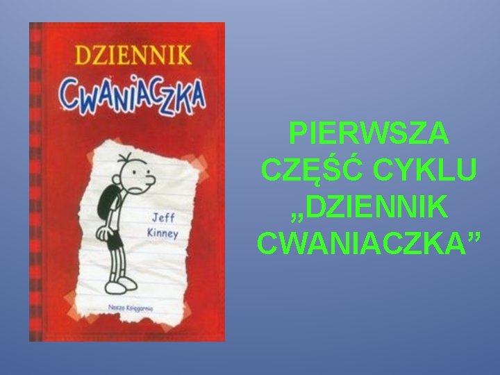 PIERWSZA CZĘŚĆ CYKLU „DZIENNIK CWANIACZKA” 