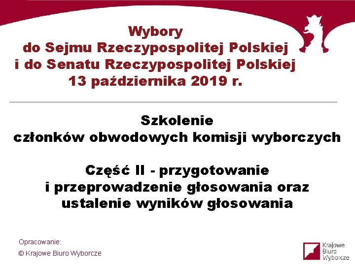 Wybory do Sejmu Rzeczypospolitej Polskiej i do Senatu Rzeczypospolitej Polskiej 13 października 2019 r.