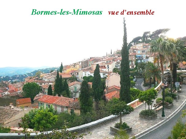 Bormes-les-Mimosas vue d’ensemble 