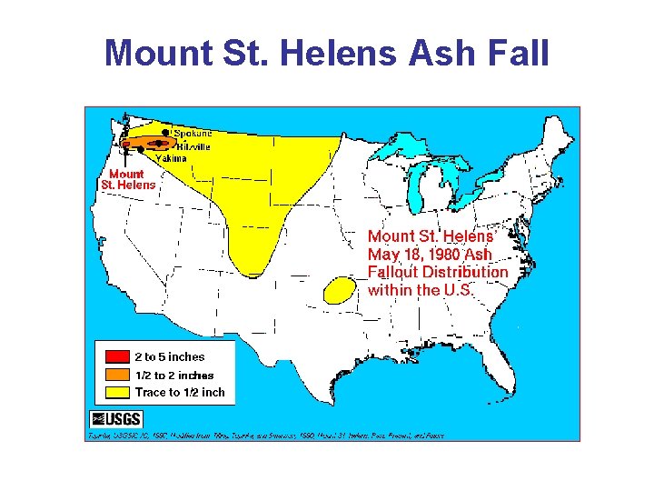 Mount St. Helens Ash Fall Mount St. Helens Ash Fall