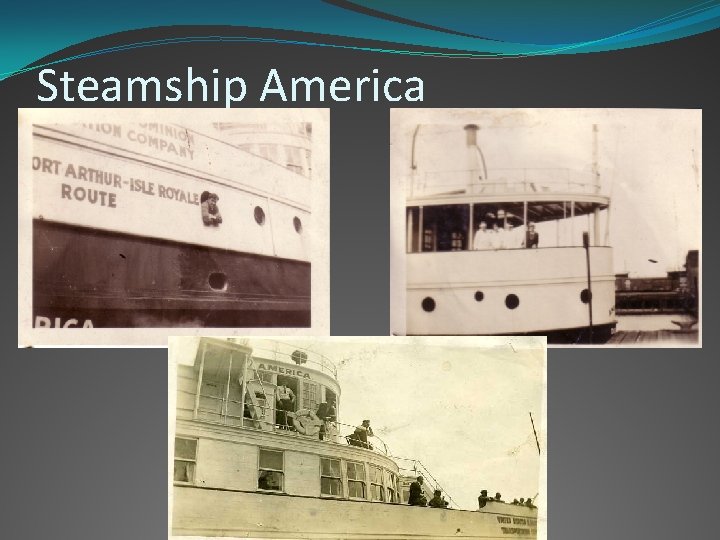 Steamship America 