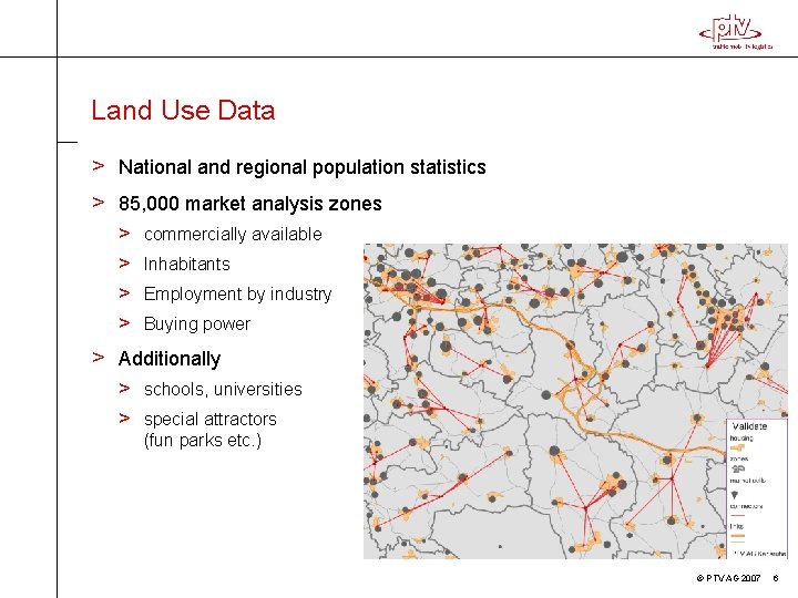 Land Use Data > National and regional population statistics > 85, 000 market analysis