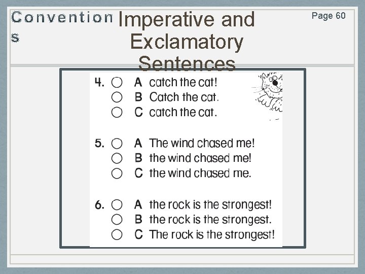 Imperative and Exclamatory Sentences Page 60 