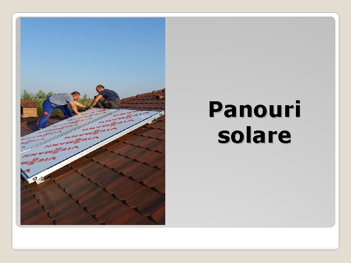 Panouri solare 