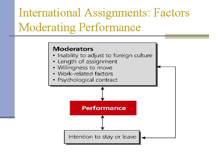 International Assignments: Factors Moderating Performance 