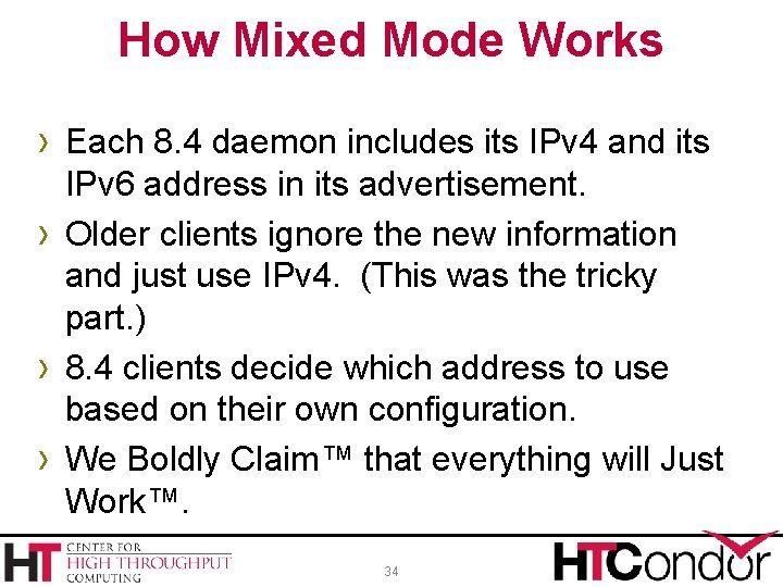 How Mixed Mode Works › Each 8. 4 daemon includes its IPv 4 and