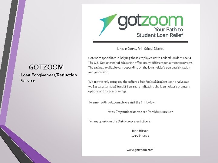 GOTZOOM Loan Forgiveness/Reduction Service 