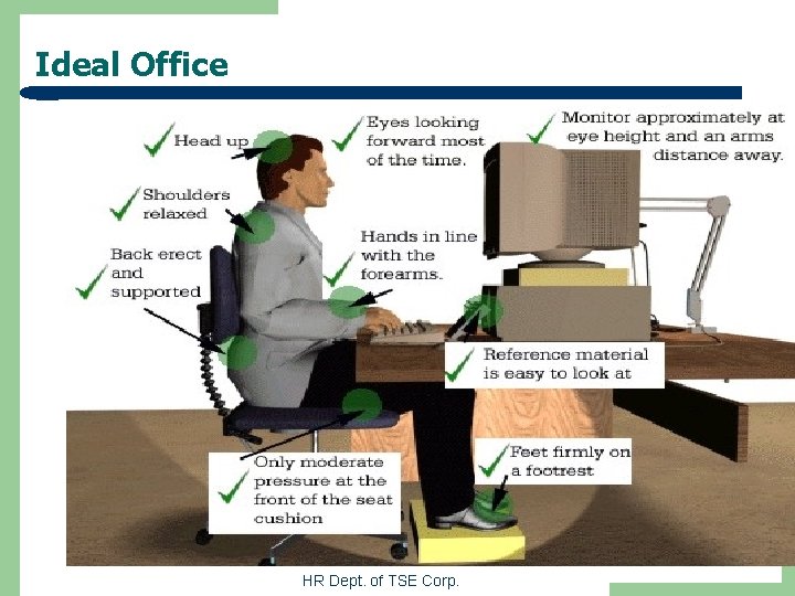Ideal Office HR Dept. of TSE Corp. 