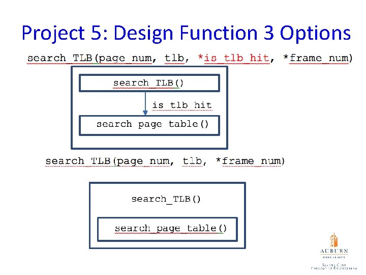 Project 5: Design Function 3 Options 