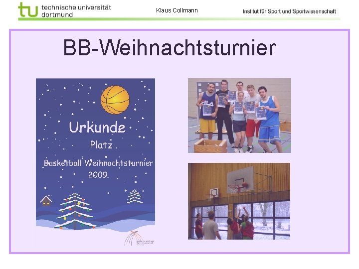 Klaus Collmann BB-Weihnachtsturnier 