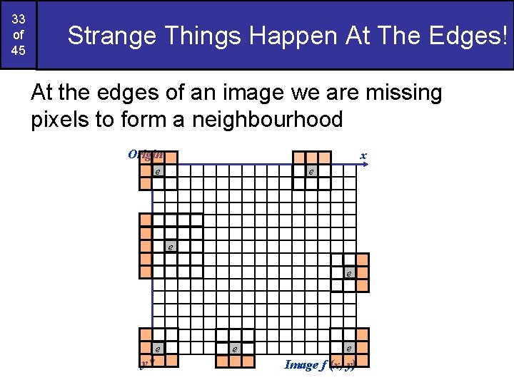 33 of 45 Strange Things Happen At The Edges! At the edges of an