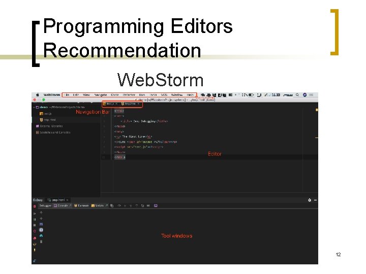 Programming Editors Recommendation Web. Storm 12 