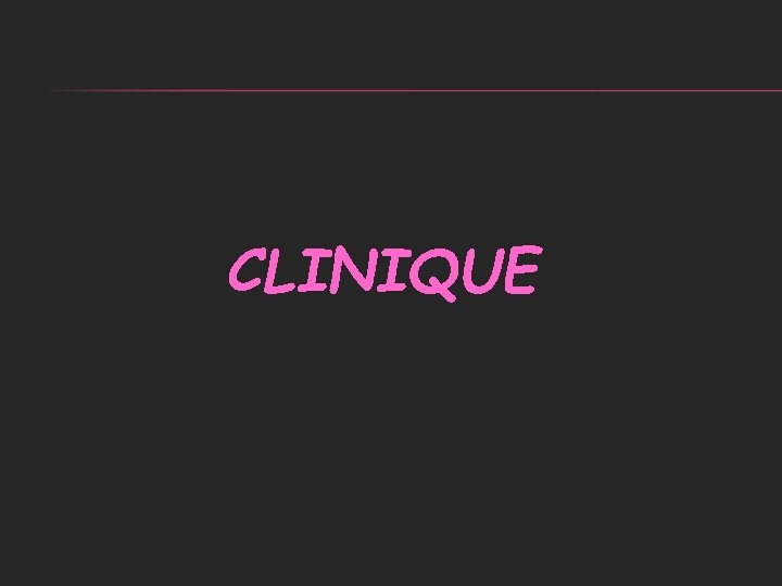 CLINIQUE 