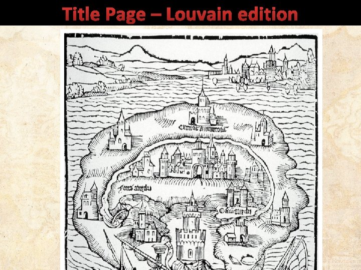 Title Page – Louvain edition 