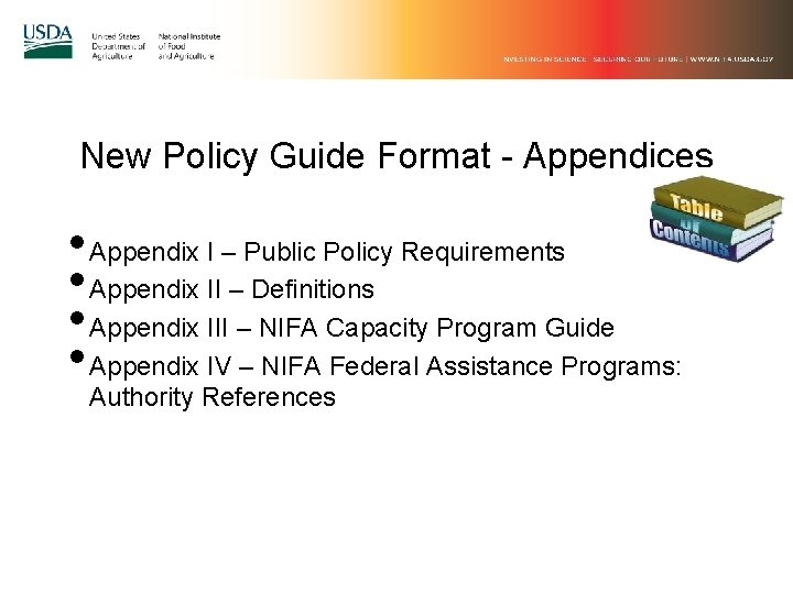 New Policy Guide Format - Appendices • Appendix I – Public Policy Requirements • New Policy Guide Format - Appendices • Appendix I – Public Policy Requirements •