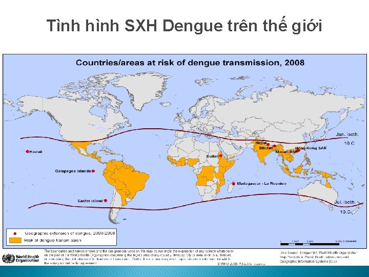 Tình hình SXH Dengue trên thế giới 