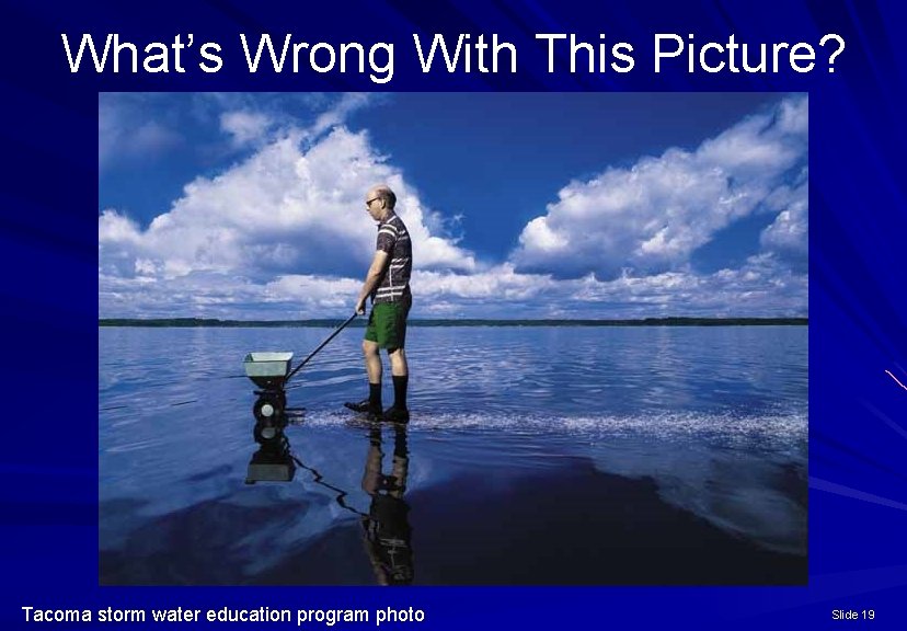 What’s Wrong With This Picture? Tacoma storm water education program photo Slide 19 