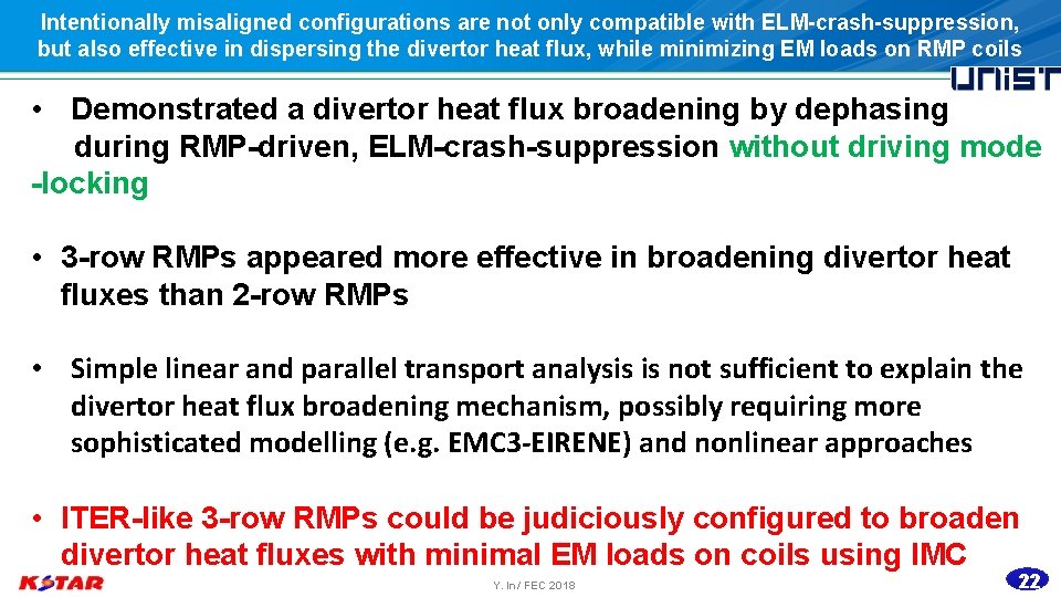 Intentionally misaligned configurations are not only compatible with ELM-crash-suppression, but also effective in dispersing