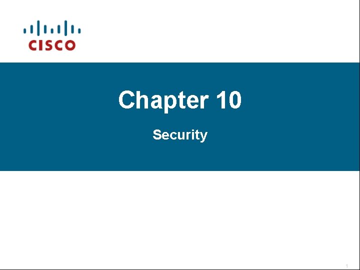 Chapter 10 Security 