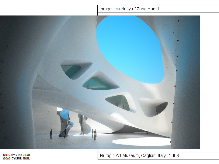 Images courtesy of Zaha Hadid Nuragic Art Museum, Cagliari, Italy. 2006. 