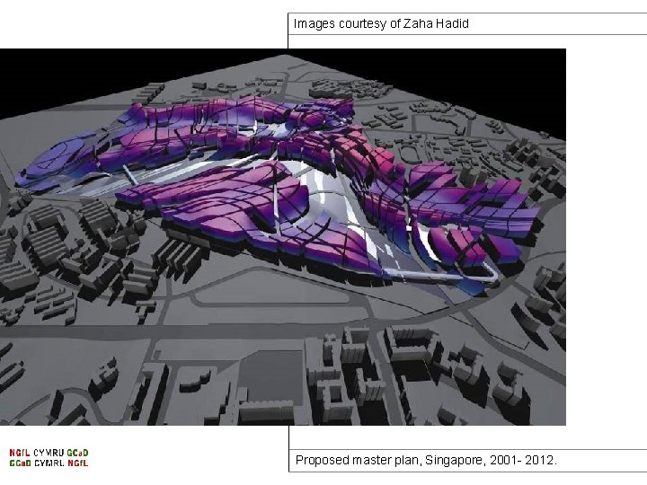 Images courtesy of Zaha Hadid Proposed master plan, Singapore, 2001 - 2012. 