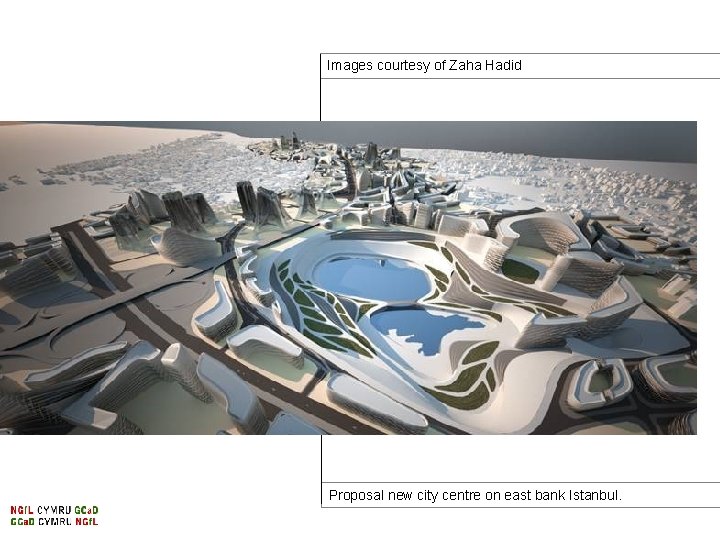 Images courtesy of Zaha Hadid Proposal new city centre on east bank Istanbul. 
