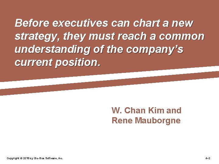 Before executives can chart a new strategy, they must reach a common understanding of