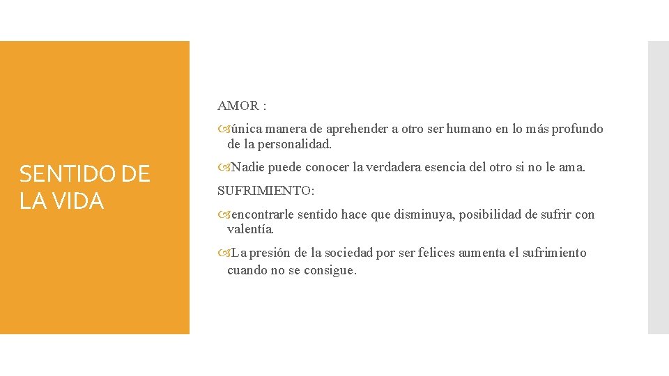 AMOR : única manera de aprehender a otro ser humano en lo más profundo AMOR : única manera de aprehender a otro ser humano en lo más profundo
