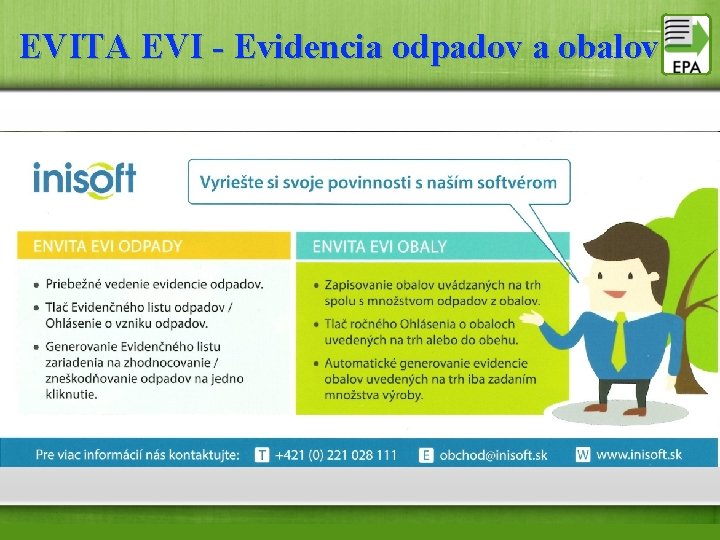 EVITA EVI - Evidencia odpadov a obalov 