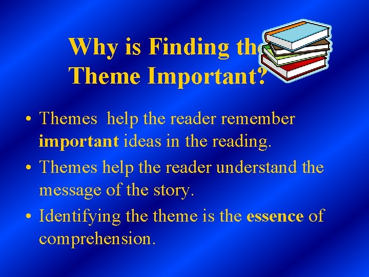 Finding the Theme Grade 6 What is the