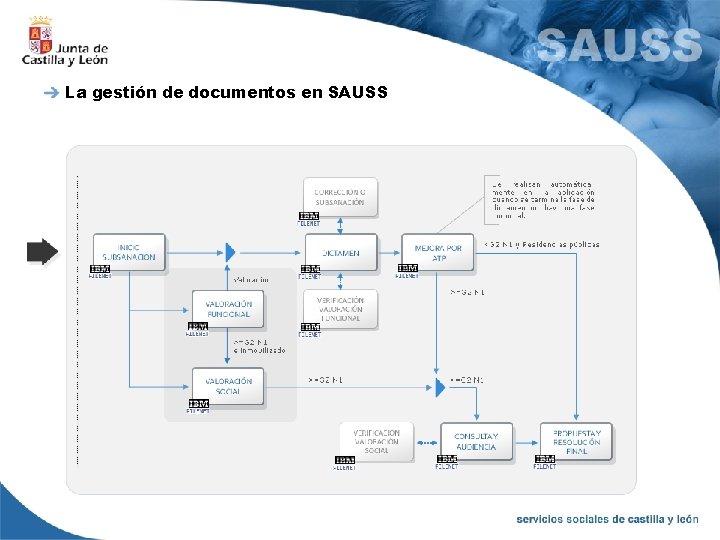 La gestión de documentos en SAUSS 