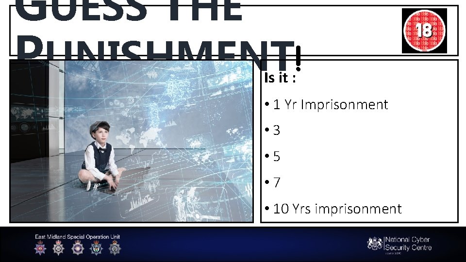 GUESS THE PUNISHMENT! Is it : • 1 Yr Imprisonment • 3 • 5