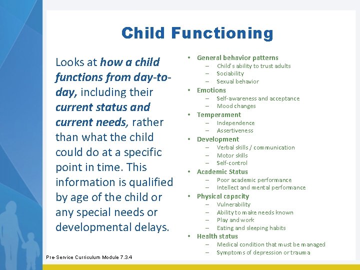 Module 7 Assessment and Analyzing Family Functioning Agenda