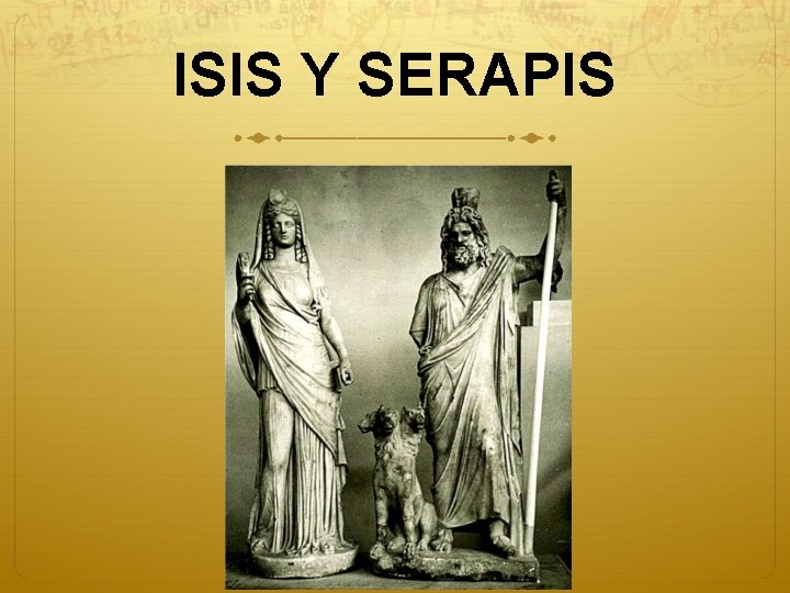 ISIS Y SERAPIS 