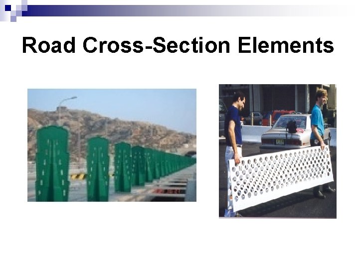 Road Cross-Section Elements 