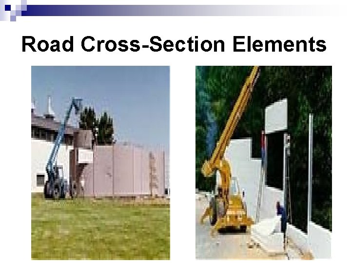 Road Cross-Section Elements 