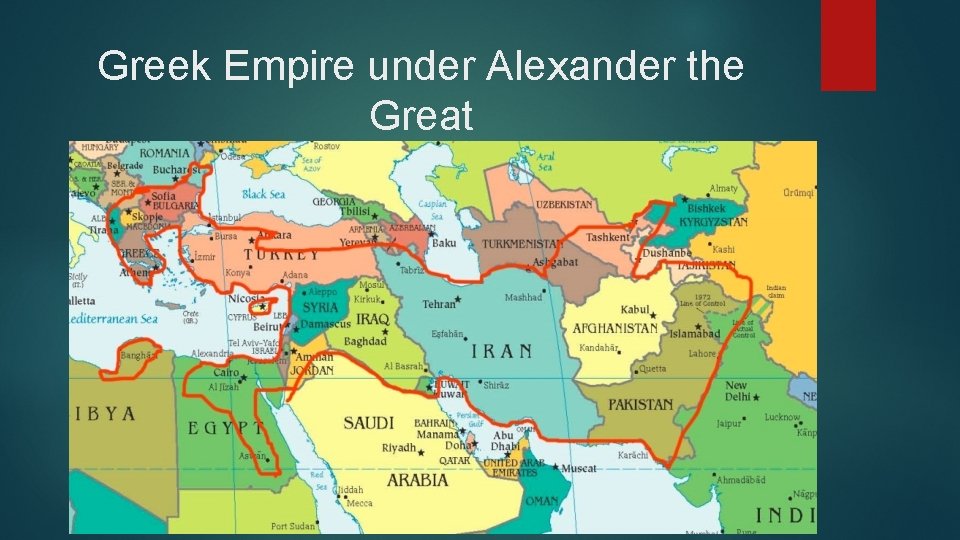 Greek Empire under Alexander the Great 