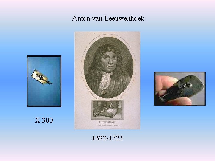 Anton van Leeuwenhoek X 300 1632 -1723 