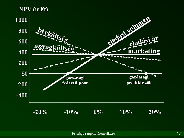 NPV (m. Ft) n e lum 1000 800 o v si bérk ölts ég