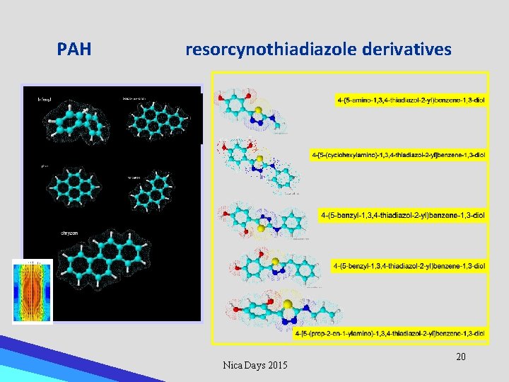 PAH resorcynothiadiazole derivatives Nica Days 2015 20 