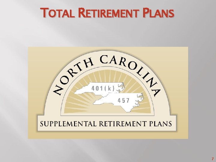 TOTAL RETIREMENT PLANS 7 