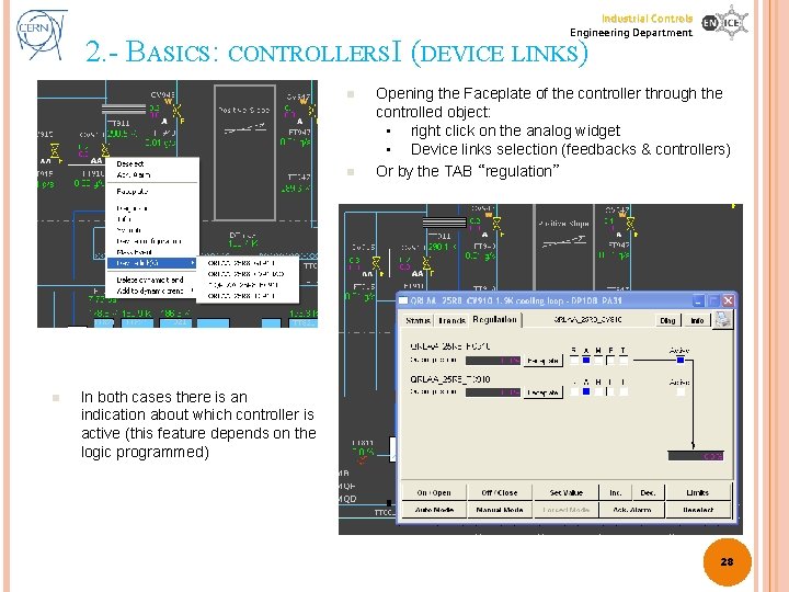 Industrial Controls Engineering Department 2. - BASICS: CONTROLLERS I (DEVICE LINKS) n n n