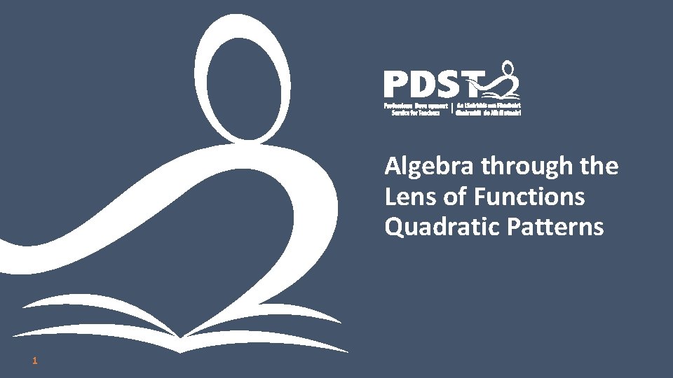 Algebra through the Lens of Functions Quadratic Patterns 1 