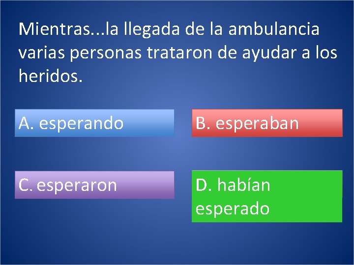 Mientras. . . la llegada de la ambulancia varias personas trataron de ayudar a