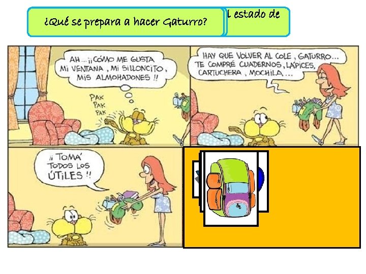 ¿Qué nos dice la última viñeta sobre el estado de ¿Qué ¿Cuál ¿Cuántos ¿Qué