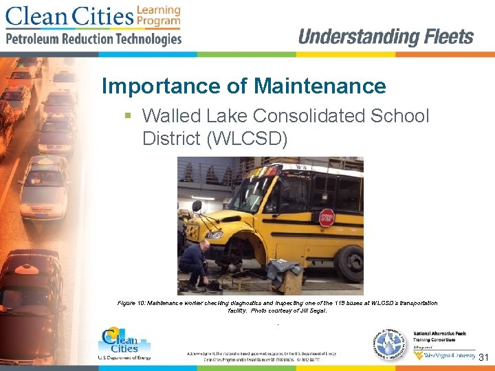 Importance of Maintenance § Walled Lake Consolidated School District (WLCSD) Figure 10: Maintenance worker