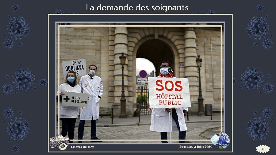 La demande des soignants 19 